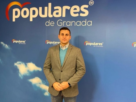 Rafael Caracuel en la sede provincial del PP (PP)