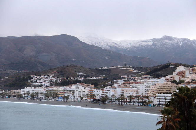 La Nieve Llegó esta noche Al Municipio De Almuñécar Por Peña Escrita - AYUNTAMIENTO DE ALMUNÉCAR