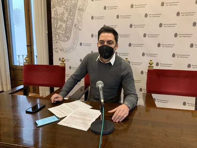 El Concejal del PSOE en el Ayuntameinto de Granada, Eduardo Castillo (PSOE)
