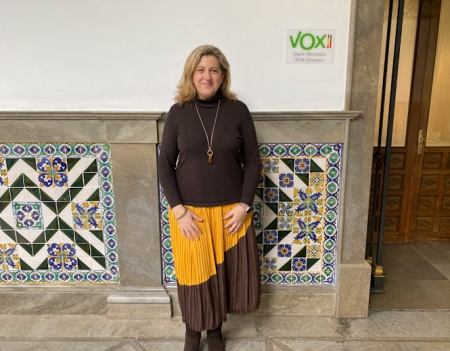 La concejal de VOX en el Ayuntamiento de Granada, Beatriz Sánchez (VOX) La concejal de VOX en el Ayuntamiento de Granada, Beatriz Sánchez (VOX)