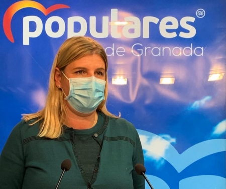 La portavoz del PP en Diputación, Inmaculada Hernández (PP) 