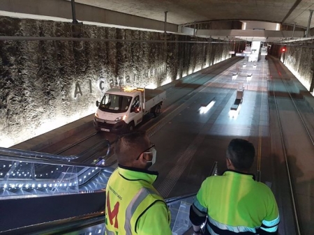 Revisión técnica del metro de Granada tras varios terremotos de un enjambre sísmico (JUNTA) Revisión técnica del metro de Granada tras varios terremotos de un enjambre sísmico (JUNTA)