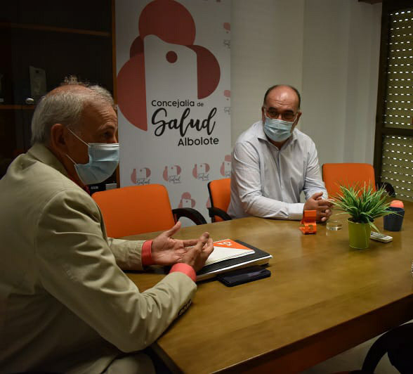 Juan Manuel Ocaña y Manuel Montalvo durante un reunión (CS)