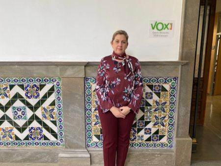 La concejal de VOX en el Ayuntamiento de Granada, Beatriz Sánchez (VOX) La concejal de VOX en el Ayuntamiento de Granada, Beatriz Sánchez (VOX)