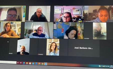 Imagen de la reunión telemática (AYTO. ALMUÑÉCAR) Imagen de la reunión telemática (AYTO. ALMUÑÉCAR)
