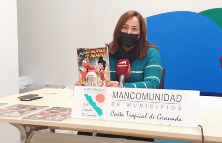 María José Sánchez ha presentado el cómic (MDAD. COSTA TROPICAL) María José Sánchez ha presentado el cómic (MDAD. COSTA TROPICAL)