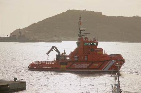 La embarcación Salvamar Gienah (SALVAMENTO MARÍTIMO) La embarcación Salvamar Gienah (SALVAMENTO MARÍTIMO)