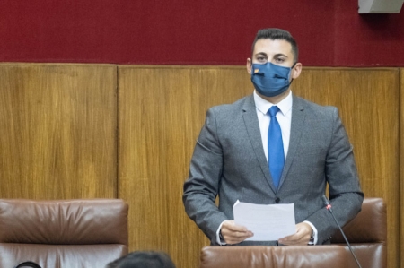 El parlamentario andaluz del PP, Rafael Caracuel (PP) 