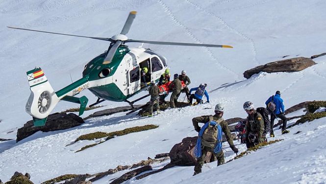 Imagen del rescate (GUARDIA CIVIL)
