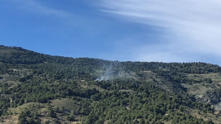 Lugar donde se ha producido el incendio (INFOCA) Lugar donde se ha producido el incendio (INFOCA)