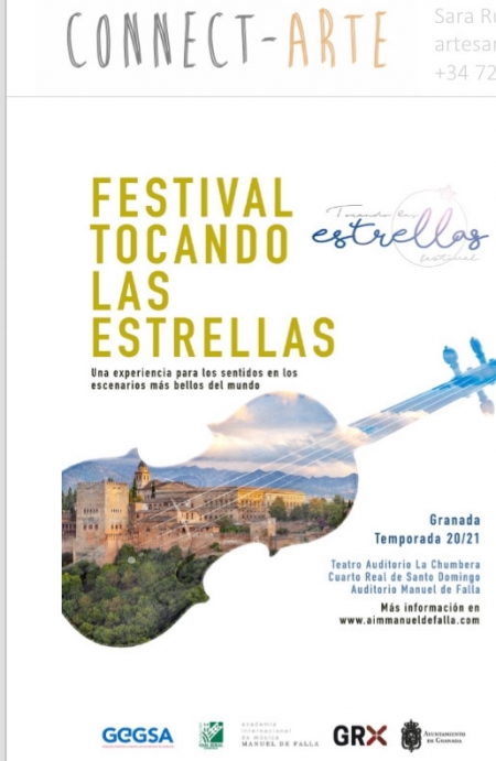 Cartel del Festival `Tocando las Estrellas` Cartel del Festival `Tocando las Estrellas`