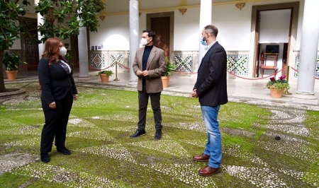 Imagen de la reunión con representantes de las Agencias de Viaje (PSOE) Imagen de la reunión con representantes de las Agencias de Viaje (PSOE)