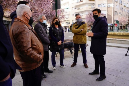 Imagen de la visita al Zaidín (PSOE) Imagen de la visita al Zaidín (PSOE)