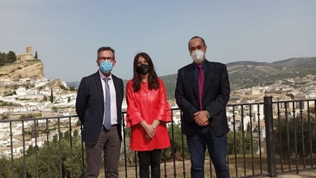 Imagen de la visita a Montefrio (JUNTA)