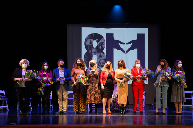 Foto de las galardonadas en la Gala de la Mujer de Las Gabias (AYTO. LAS GABIAS) 
