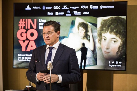 Luis Salvador durante la presentación de #INGOYA (JAVIER ALGARRA / AYUNTAMIENTO) Luis Salvador durante la presentación de #INGOYA (JAVIER ALGARRA / AYUNTAMIENTO)
