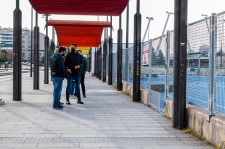 Imagen de la visita al recinto (PSOE) Imagen de la visita al recinto (PSOE)