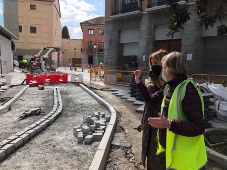 Obras en el entorno de Isabel La Católica. (AYUNTAMIENTO DE GRANADA) Obras en el entorno de Isabel La Católica. (AYUNTAMIENTO DE GRANADA)