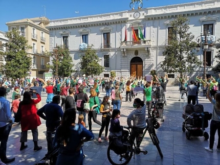 Imagen de la concentración en la Plaza del Carmen (SI06) Imagen de la concentración en la Plaza del Carmen (SI06)