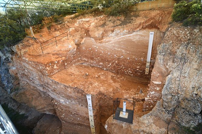 Una imagen reciente de Barranco León en Orce (SUSANA GIRÓN)