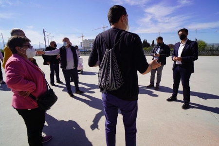 Imagen de la visita a La Chana (PSOE) Imagen de la visita a La Chana (PSOE)