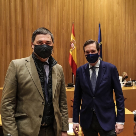Los diputados nacionales del PP, Carlos Rojas y Pablo Hispán (PP) Los diputados nacionales del PP, Carlos Rojas y Pablo Hispán (PP)
