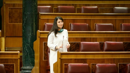 Macarena Olona en el Congreso de los Diputados (VOX) Macarena Olona en el Congreso de los Diputados (VOX)