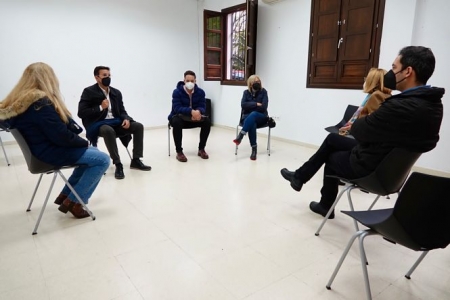 Imagen de la visita al Barranco del Abogado (PSOE) Imagen de la visita al Barranco del Abogado (PSOE)