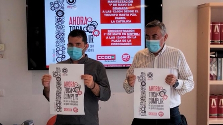 Sindicatos han presentado la manifestación por el 1 de Mayo (UGT) Sindicatos han presentado la manifestación por el 1 de Mayo (UGT)