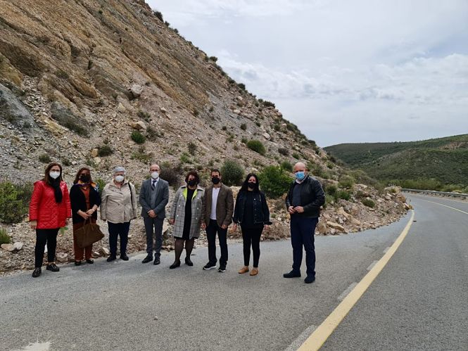 El Grupo Parlamentario Socialista de Granada visita la A-348 (PSOE) 
