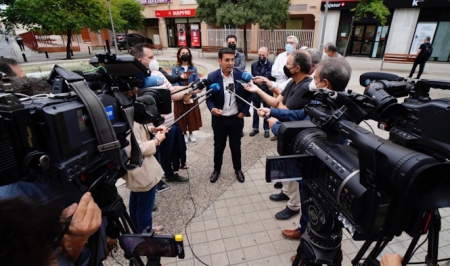 Imagen de la visita al Zaidín (PSOE) Imagen de la visita al Zaidín (PSOE)