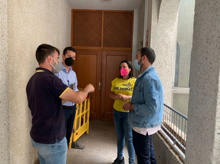Imagen de la visita a las obras (AYTO. ALMUÑÉCAR) Imagen de la visita a las obras (AYTO. ALMUÑÉCAR)