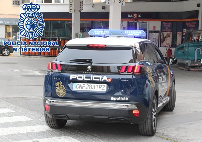 Imagen de un vehículo policial (POLICÍA NACIONAL)
