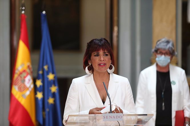 La líder de Anticapitalistas en Andalucía y diputada autonómica, Teresa Rodríguez (CÉZARO DE LUCA / EUROPA PRESS) 