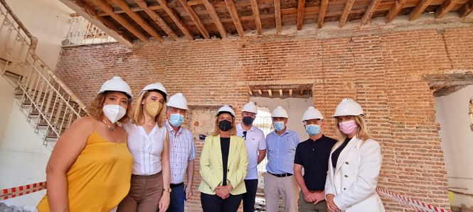 Imagen de la visita a las obras (AYTO. MOTRIL)