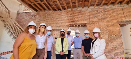 Imagen de la visita a las obras (AYTO. MOTRIL)