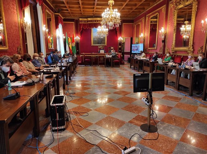 Imagen de archivo de un pleno ordinario del Ayuntamiento de Granada (EUROPA PRESS)