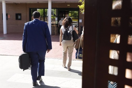 Juana Rivas entrando el pasado 11 de junio en el Centro de Inserción Social Matilde Cantos de Granada (ÁLEX CÁMARA / EUROPA PRESS) Juana Rivas entrando el pasado 11 de junio en el Centro de Inserción Social Matilde Cantos de Granada (ÁLEX CÁMARA / EUROPA PRESS)