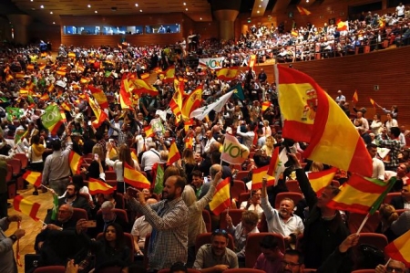 Acto de Vox en Granada en 2019 (ÁLEX CÁMARA / EUROPA PRESS) Acto de Vox en Granada en 2019 (ÁLEX CÁMARA / EUROPA PRESS)
