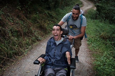 Los hermanos Marfil Fernández durante el camino primitivo (LA CIUDAD ACCESIBLE) Los hermanos Marfil Fernández durante el camino primitivo (LA CIUDAD ACCESIBLE)