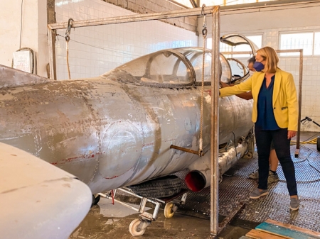 Restauración del avión Saeta (AYTO. MOTRIL) Restauración del avión Saeta (AYTO. MOTRIL)