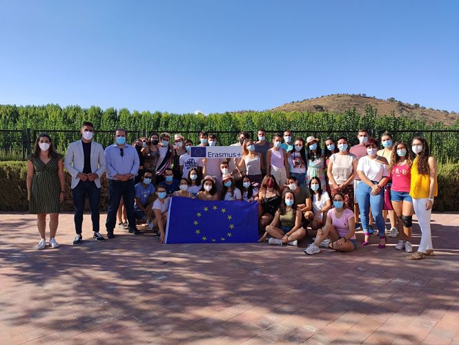 Imagen de la visita al intercambio juvenil (JUNTA)