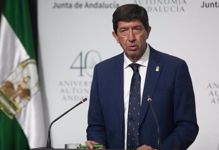 El vicepresidente de la Junta de Andalucía, Juan Marín, en una imagen de archivo (MARÍA JOSÉ LÓPEZ - EUROPA PRESS) El vicepresidente de la Junta de Andalucía, Juan Marín, en una imagen de archivo (MARÍA JOSÉ LÓPEZ - EUROPA PRESS)