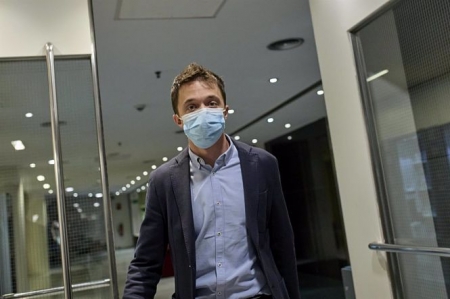 El líder de Más País, Íñigo Errejón, a su llegada a una rueda de prensa (EUROPA PRESS/J. HELLÍN. POOL) El líder de Más País, Íñigo Errejón, a su llegada a una rueda de prensa (EUROPA PRESS/J. HELLÍN. POOL)