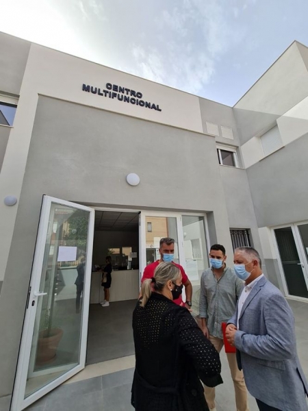 Imagen de la visita al centro Multifuncional de Híjar (DIPUTACIÓN) 