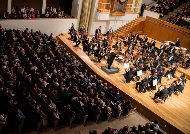 Imagen de un concierto de la OCG (CAJAGRANADA FUNDACIÓN)