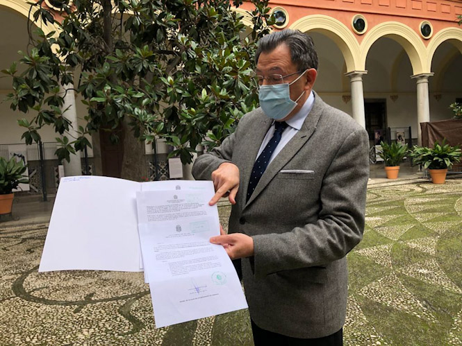 El concejal del PP en el Ayuntamiento de Granada, Carlos Ruiz Cosano 