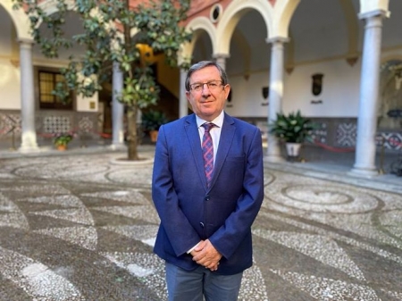 El coordinador del Grupo Popular en el Ayuntamiento de Granada, Luis González (PP) 