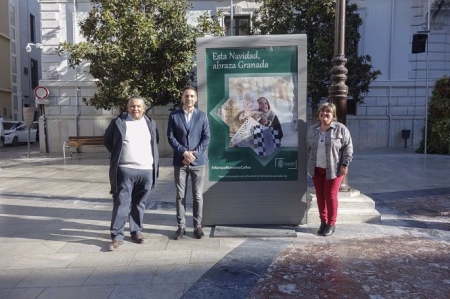 Presentación de la campaña `Esta Navidad, abraza Granada` (JAVIER ALGARRA / AYUNTAMIENTO DE GRANADA) 