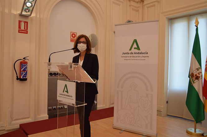 La delegada de Educación y Deporte de la Junta en Granada, Ana Berrocal (JUNTA) 